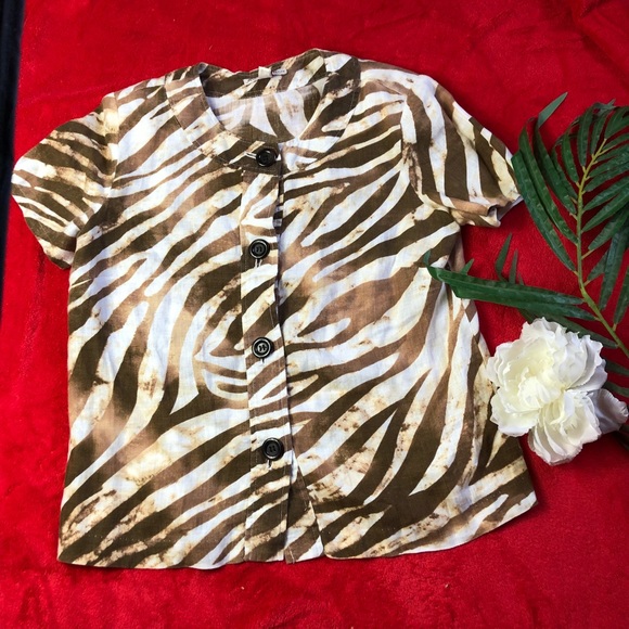 JM COLLECTION size 6P 💯 linen good condition - Picture 6 of 6